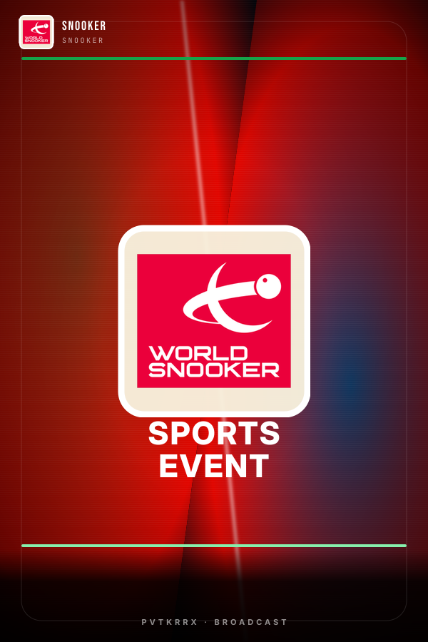 Free Ticket Stub sports poster sample for a Higgins vs Murphy snooker fixture